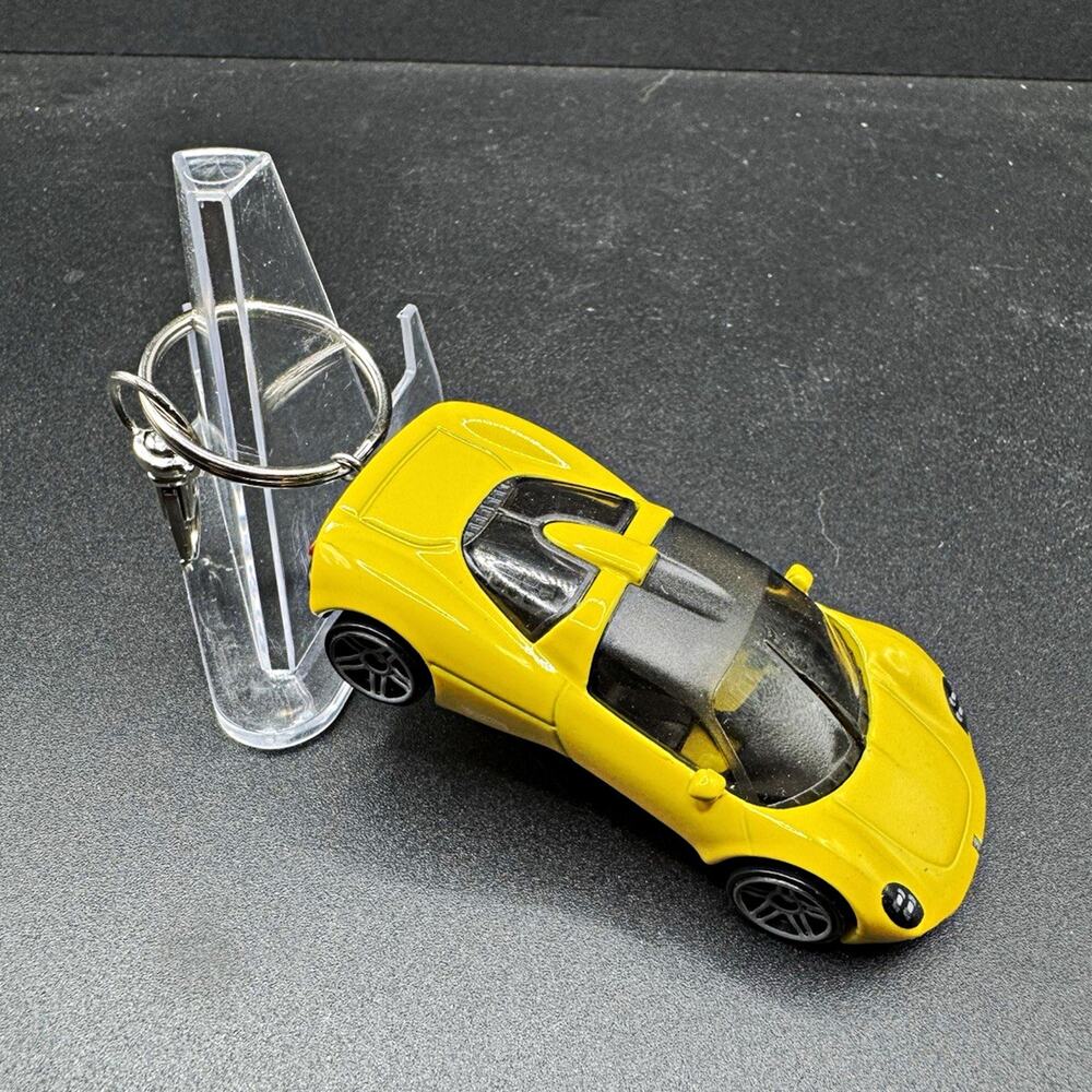 Hot Wheels Yellow T-33 Diecast Sports Car Keychain